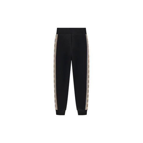 Pantalone Donna jogger, con banda logata laterale e vita elasticizzata
