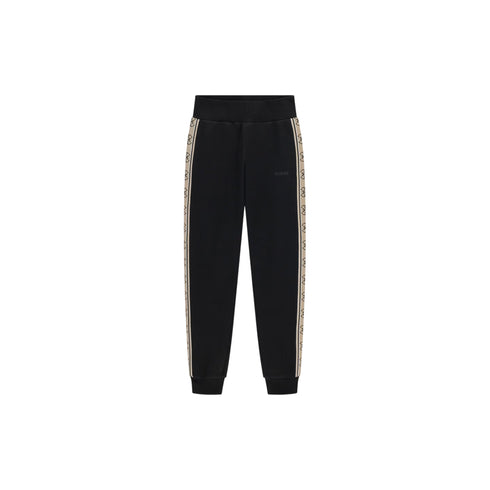 Pantalone Donna jogger, con banda logata laterale e vita elasticizzata