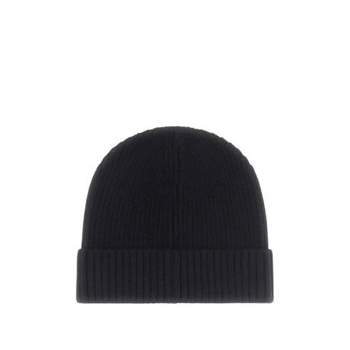 Cappello Donna in maglia misto viscosa, con risvolto e logo