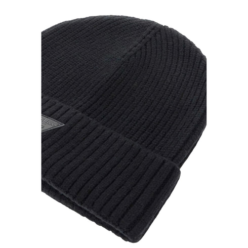 Cappello Donna in maglia misto viscosa, con risvolto e logo
