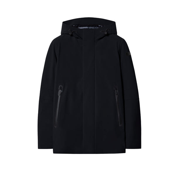 Parka Medio Uomo Surflex Soft Touch Nero - Francavilla Moda