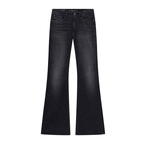 Jeans Donna Beverly, svasato sul fondo, con vita bassa e logo posteriore
