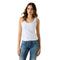 Top donna con logo bianco