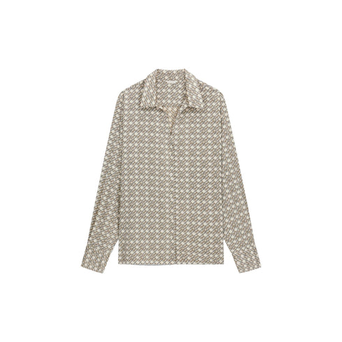 Camicia Donna New Concetta, con stampa all over e colletto classico