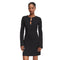 Abito Donna Claudie mini, cut out con bottoni gioiello e zip posteriore