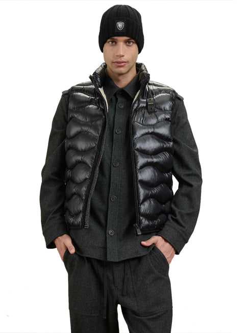 Gilet Uomo Danny trapuntato e imbottito, con chiusura frontale full zip