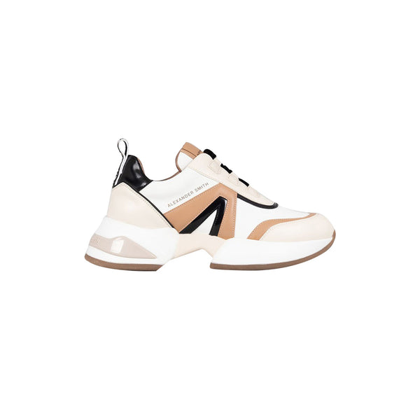 ALEXANDER SMITH Sneakers Sneakers Donna Marble Bianca White camel - Francavilla Moda
