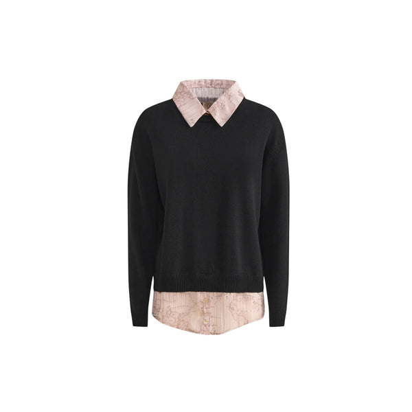 Alviero Martini 1A Classe Maglia Maglia Donna camicia geo classic XS A25-ALVIERO MARTINI7011FP18-999-XS - Francavilla Moda