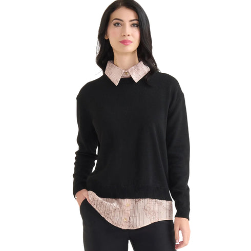 Alviero Martini 1A Classe Maglia Maglia Donna camicia geo classic XS A25-ALVIERO MARTINI7011FP18-999-XS - Francavilla Moda