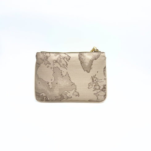 Alviero Martini 1A Classe Pochette Pochette Donna con profili geo Ghiaccio - Francavilla Moda