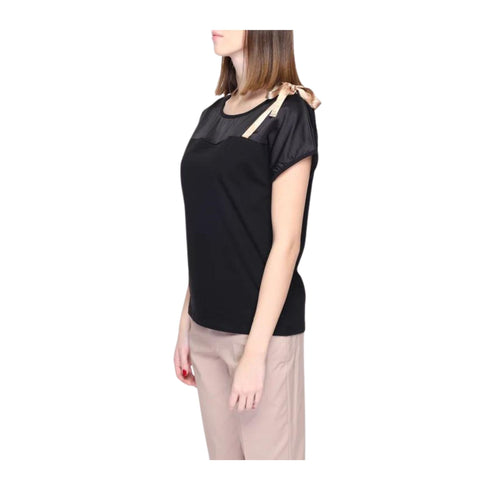 Alviero Martini 1A Classe T-shirt T-shirt Donna con fettuccia Geo Nero P24-ALVIERO MARTINI0770JC71-999-40 - Francavilla Moda