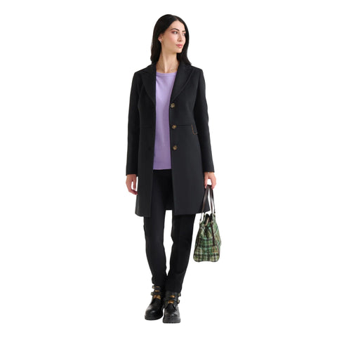 Alviero Martini Cappottino Cappotto Donna monopetto in velor 42 A25-ALVIERO MARTINI1015NPW7-999-42 - Francavilla Moda