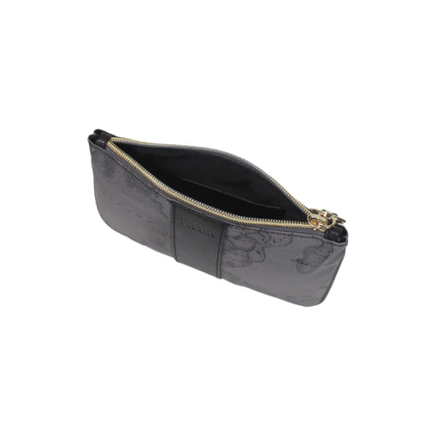 ALVIERO MARTINI Pochette Pochette Donna motivo geo classic Grigio scuro - Francavilla Moda