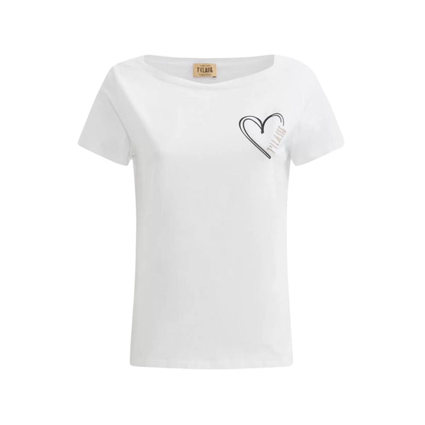 ALVIERO MARTINI T-Shirt T-shirt Donna logo cuore Bianco - Francavilla Moda