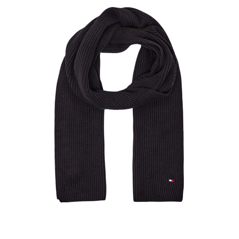 Tommy Hilfiger Gift box Uomo con berretto e sciarpa tinta unita nera - Francavilla Moda