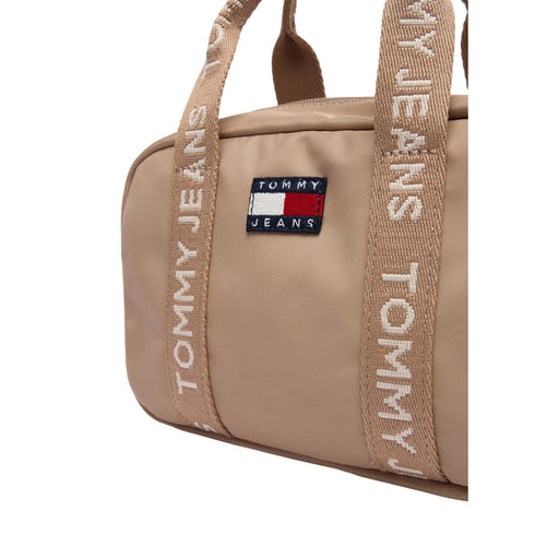 Tommy Hilfiger Borsa a tracolla Donna con manici logati beige - Francavilla Moda