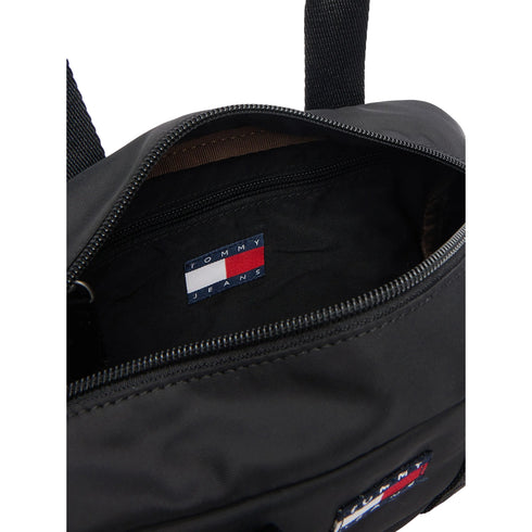 Tommy Hilfiger Borsa a tracolla Donna con manici logati nero - Francavilla Moda