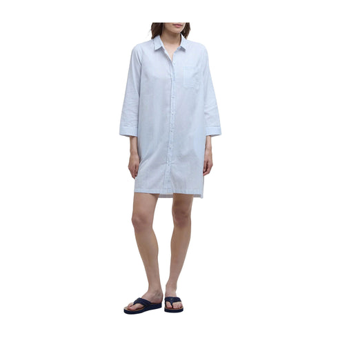 Barbour Abito corto Abito Donna Seaglow a camicia 8 P25 - BARBOURLDR0420 - BL24 - 8 - Francavilla Moda