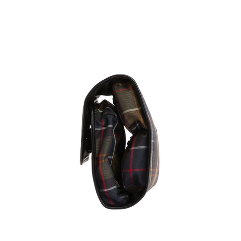 Beauty Case Uomo Tartan, con numerose tasche interne e gancio