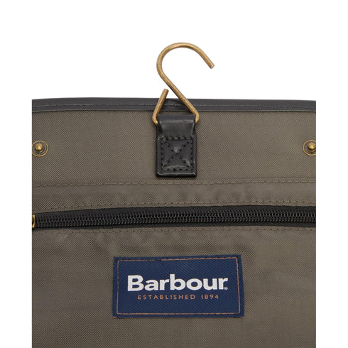 Beauty Case Uomo Tartan, con numerose tasche interne e gancio