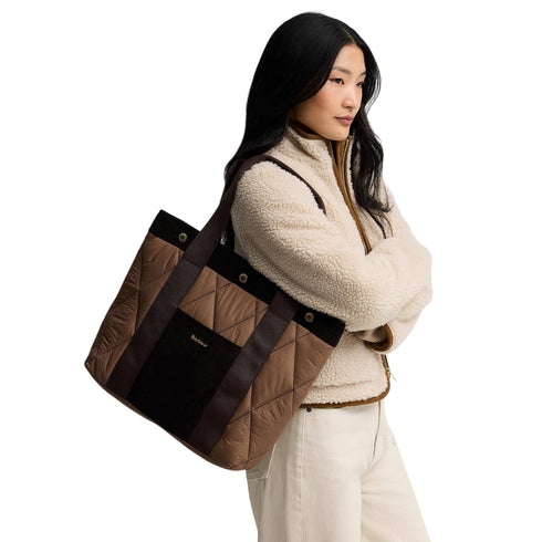 Barbour Borsa a spalla Borsa Donna tote Healy a rombi UNI - Francavilla Moda