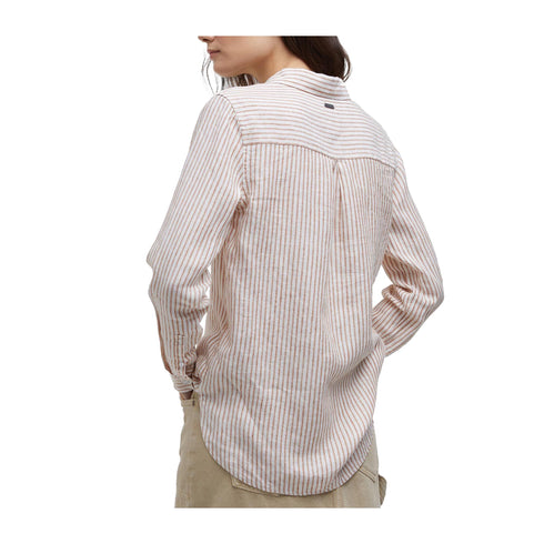 Barbour Camicia casual Camicia Donna Marine in lino 8 P25 - BARBOURLSH1315 - BR19 - 8 - Francavilla Moda