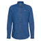 Barbour Camicia ml Camicia ml Uomo Chambray Crest in denim M - Francavilla Moda