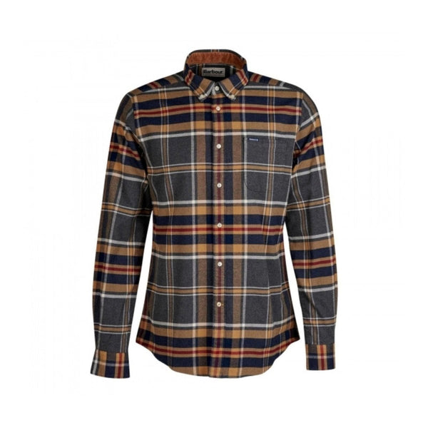 Barbour Camicia casual Camicia Uomo con motivo tartan Blu beige - Francavilla Moda