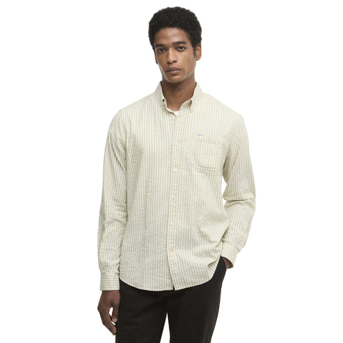Barbour Camicia ml Camicia Uomo Cresswell a righe M P26-BARBOURMSH5577-NY91-M - Francavilla Moda