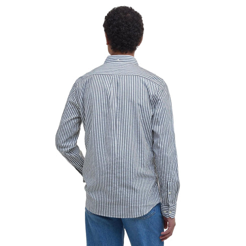 Barbour Camicia ml Camicia Uomo Cresswell a righe M P26-BARBOURMSH5577-NY91-M - Francavilla Moda