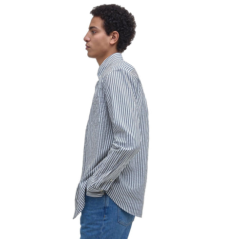 Barbour Camicia ml Camicia Uomo Cresswell a righe M P26-BARBOURMSH5577-NY91-M - Francavilla Moda