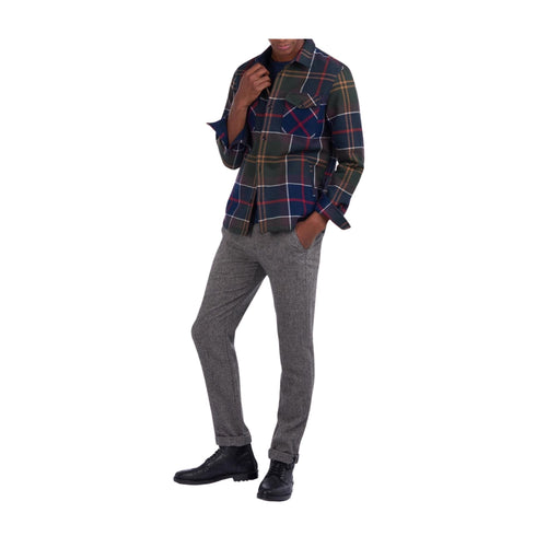 Barbour Camicia casual Camicia Uomo double - face Verde - Francavilla Moda