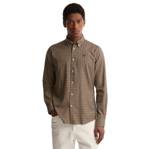 BARBOUR Camicia casual Camicia Uomo Finkle motivo gingham S A26-BARBOURMSH5242-SN71-S - Francavilla Moda