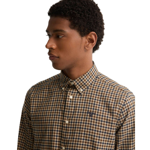 BARBOUR Camicia casual Camicia Uomo Finkle motivo gingham S A26-BARBOURMSH5242-SN71-S - Francavilla Moda