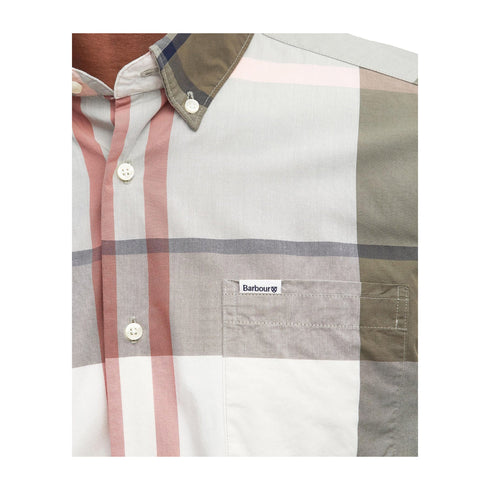 Barbour Camicia casual Camicia Uomo Harris tartan Verde salmone P25 - BARBOURMSH5071 - TN24 - S - Francavilla Moda