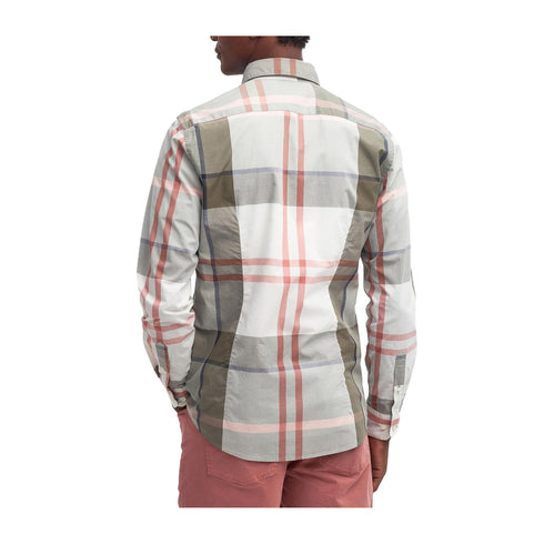 Barbour Camicia casual Camicia Uomo Harris tartan Verde salmone P25 - BARBOURMSH5071 - TN24 - S - Francavilla Moda