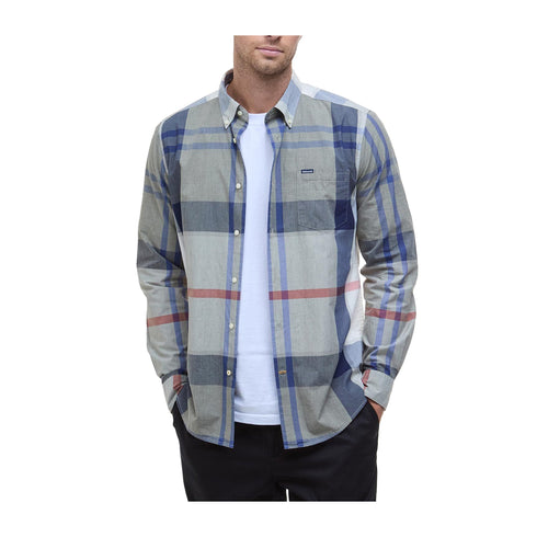 Barbour Camicia casual Camicia Uomo Harris tartan Verde blu P25 - BARBOURMSH5071 - TN40 - M - Francavilla Moda