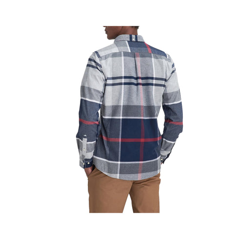 Barbour Camicia casual Camicia Uomo Iceloch Tailored Blu grigio - Francavilla Moda