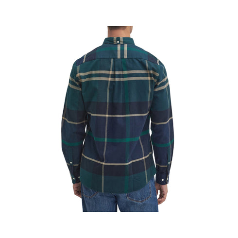 Barbour Camicia casual Camicia Uomo Iceloch Tailored Verde blu A24 - BARBOURMSH4994 - TN23 - L - Francavilla Moda