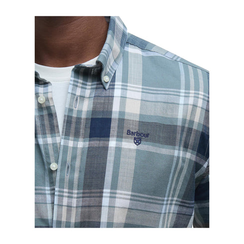 Barbour Camicia casual Camicia Uomo Kidd Tailored Vintage teal P25 - BARBOURMSH5295 - TE31 - M - Francavilla Moda