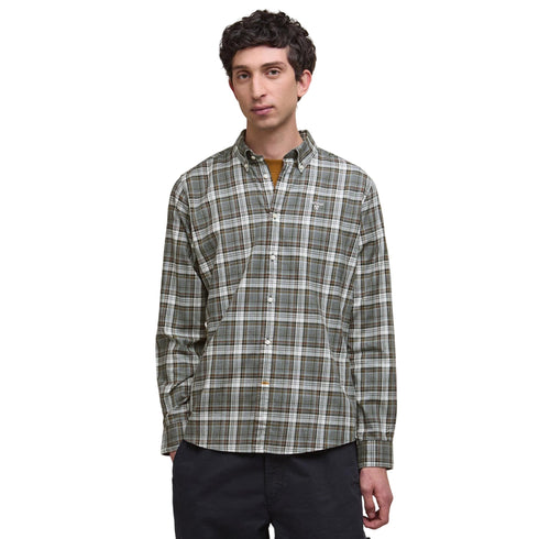 Barbour Camicia casual Camicia Uomo Mosswood motivo check M A25 - BARBOURMSH5659 - GY52 - M - Francavilla Moda