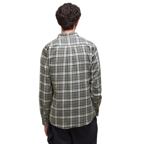Barbour Camicia casual Camicia Uomo Mosswood motivo check M A25 - BARBOURMSH5659 - GY52 - M - Francavilla Moda