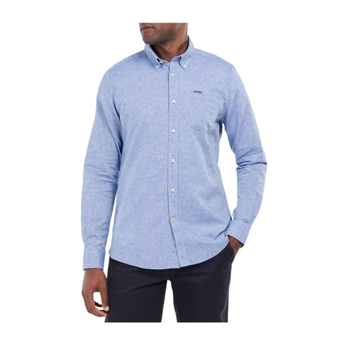 Barbour Camicia casual Camicia Uomo Nelson Tailored misto lino M - Francavilla Moda