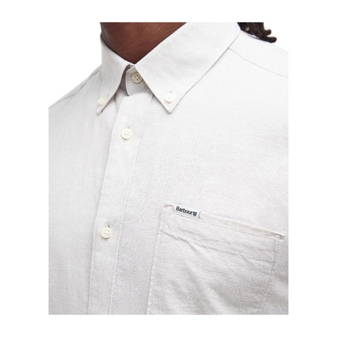 Barbour Camicia casual Camicia Uomo Nelson Tailored misto lino M - Francavilla Moda