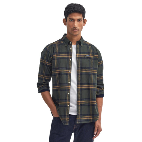 Barbour Camicia casual Camicia Uomo Portdown Tailored S A25 - BARBOURMSH5035 - OL51 - S - Francavilla Moda