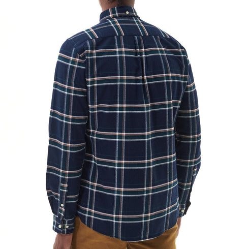 Barbour Camicia casual Camicia Uomo Ronan con motivo tartan Blu verde - Francavilla Moda