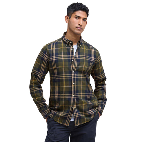 BARBOUR Camicia casual Camicia Uomo sartoriale Edgar S A26-BARBOURMSH5355-OL51-S - Francavilla Moda
