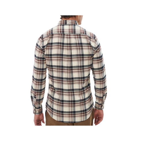 Barbour Camicia casual Camicia Uomo Shieldton con taschino Panna blu A24 - BARBOURMSH5358 - BE11 - M - Francavilla Moda