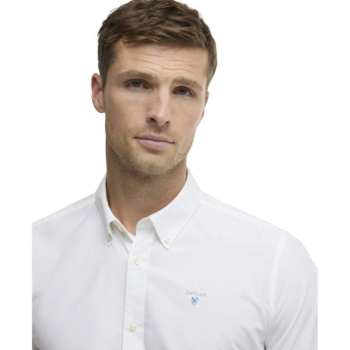 Barbour Camicia ml Camicia Uomo Treepot leggermente aderente S P26-BARBOURMSH5753-WH11-S - Francavilla Moda