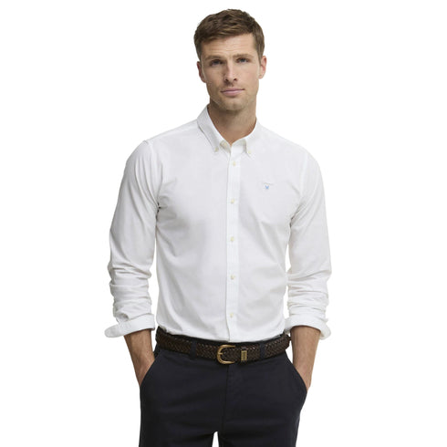 Barbour Camicia ml Camicia Uomo Treepot leggermente aderente S P26-BARBOURMSH5753-WH11-S - Francavilla Moda